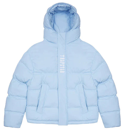 Doudoune à capuche Trapstar Decoded 2.0 - Bleu glacier