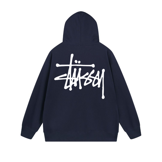 Sweat à capuche zippé Stussy