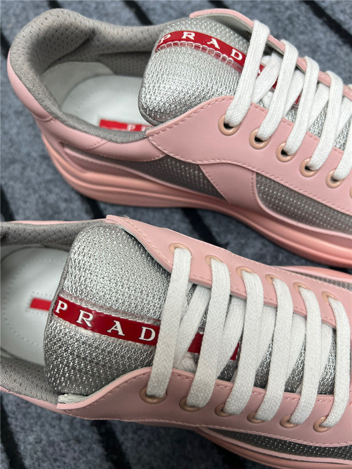 PRADA AMERICA'S CUP EN CAOUTCHOUC SOUPLE ROSE ARGENT