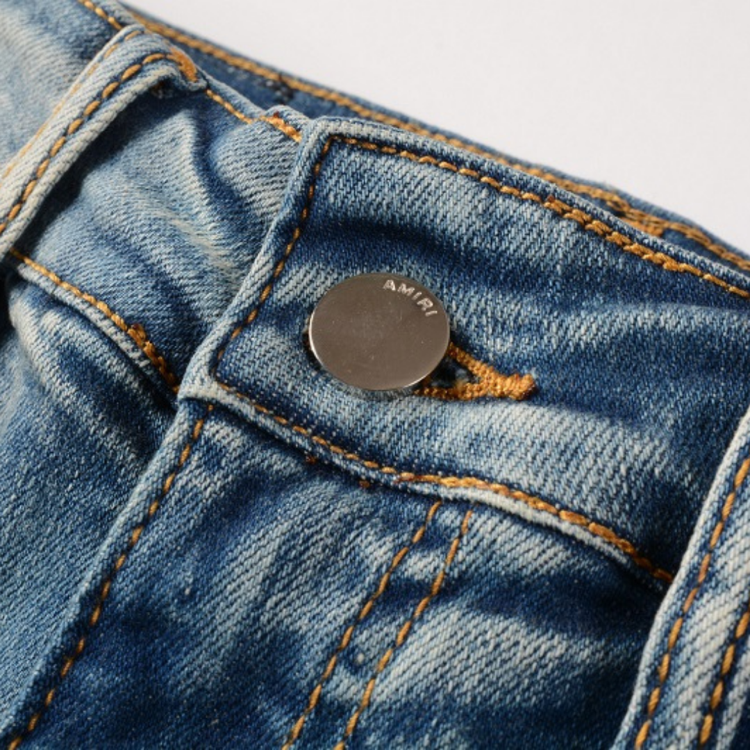 Amr M.A Paint Splatter Jeans