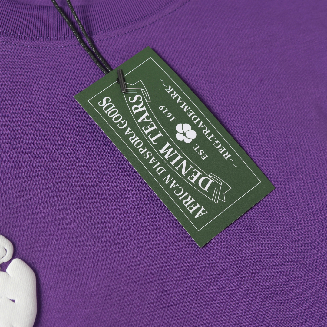 Denim Trs Purple Short set