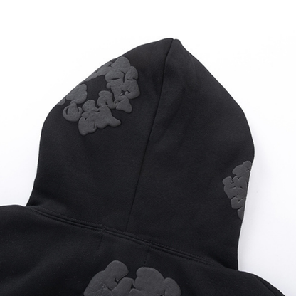 Denim Trs Full Black Tracksuit