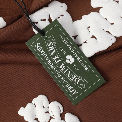 Survêtement en denim marron