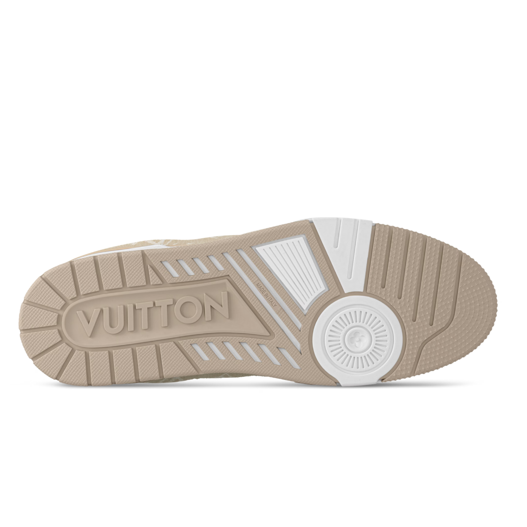 Baskets beiges monogrammées LV