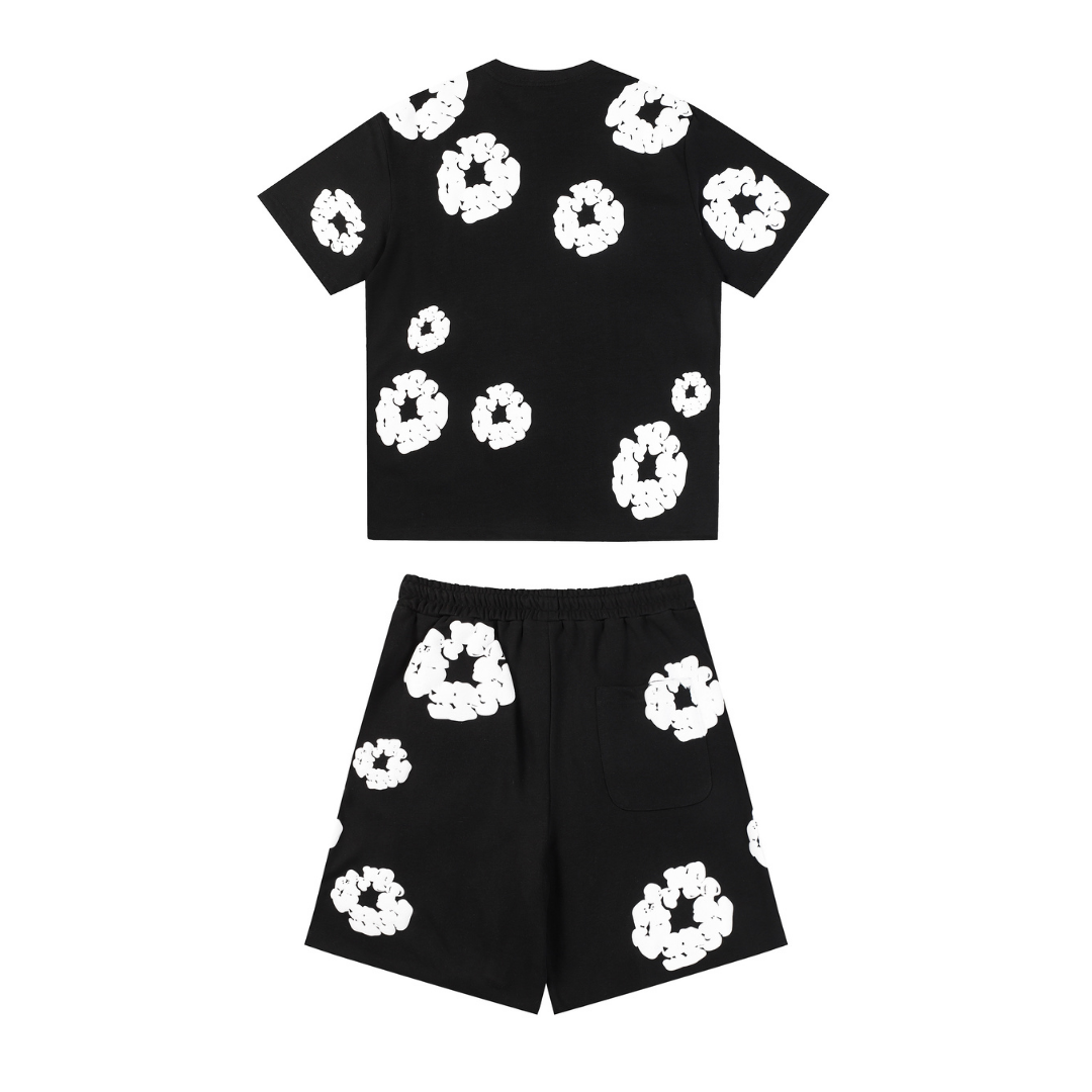 Ensemble short en denim noir TRS