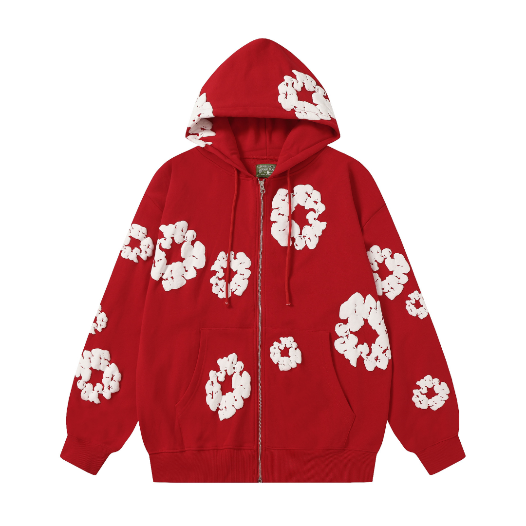 Denim Trs Zip Hoodie