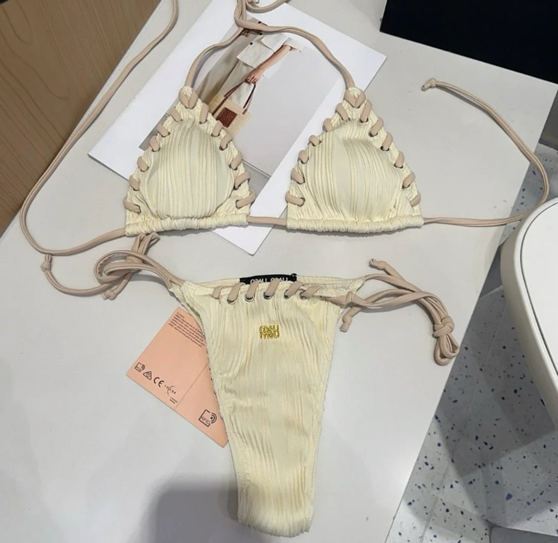 BIKINI BEIGE MIU MIU