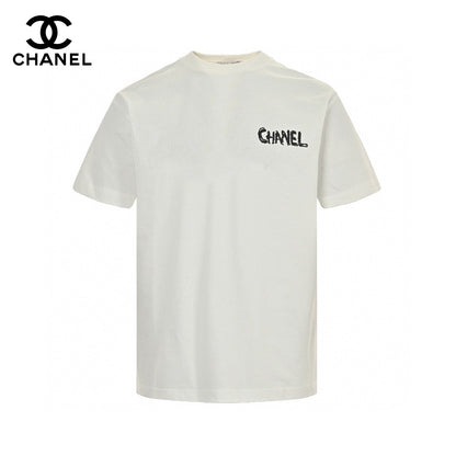 T-shirt Chanel Pink Splash Logo