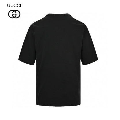 T-shirt Gucci à logo fraise (noir)