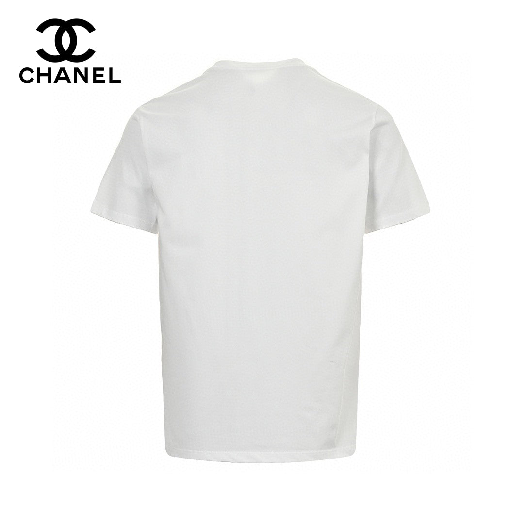 T-shirt à logo Chanel (blanc)
