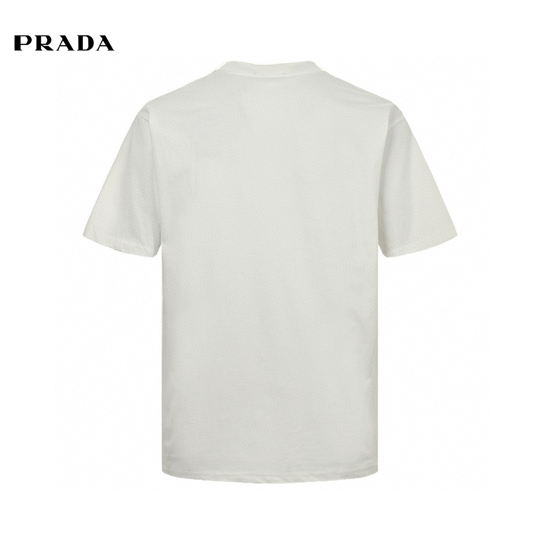 T-shirt blanc Prada avec logo