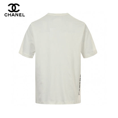 T-shirt à logo Chanel (blanc)