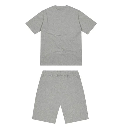 Trapstar Chenille Decoded 2.0 Short Set - Grey/Ice Flavours