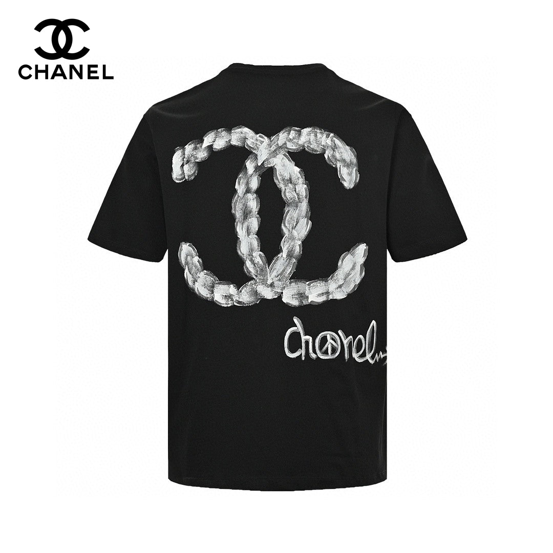 T-shirt Chanel Cloud Logo noir