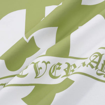 T-shirt blanc à logo Croix d'or Chrome Hearts