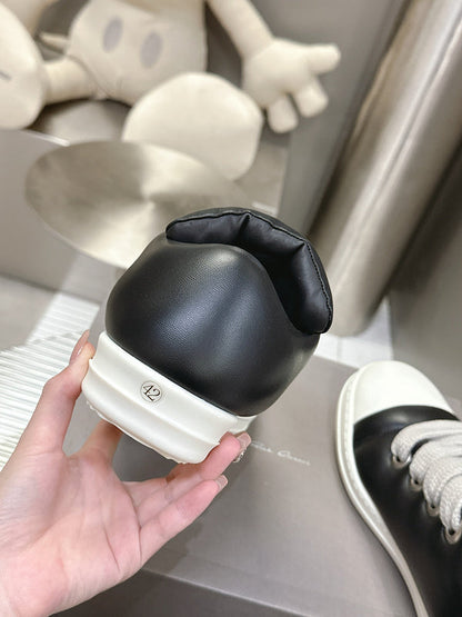 Baskets basses noires Rick Owens