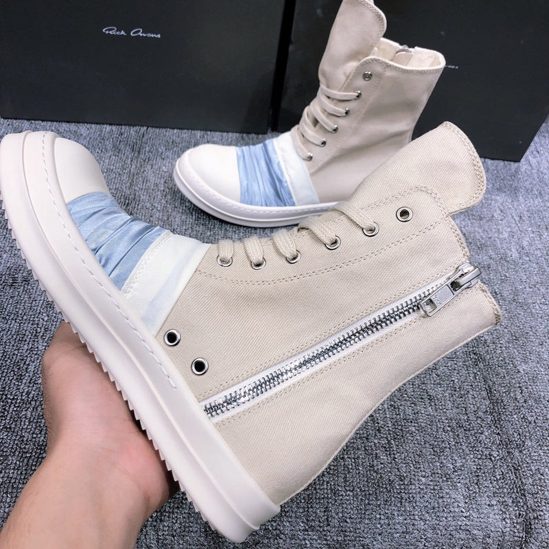 Bottes en toile à lacets Rick Owens