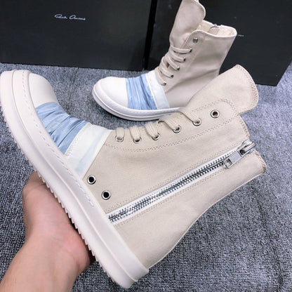 Bottes en toile à lacets Rick Owens