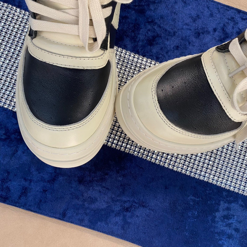 Baskets Rick Owens Geobasket - Noir et blanc