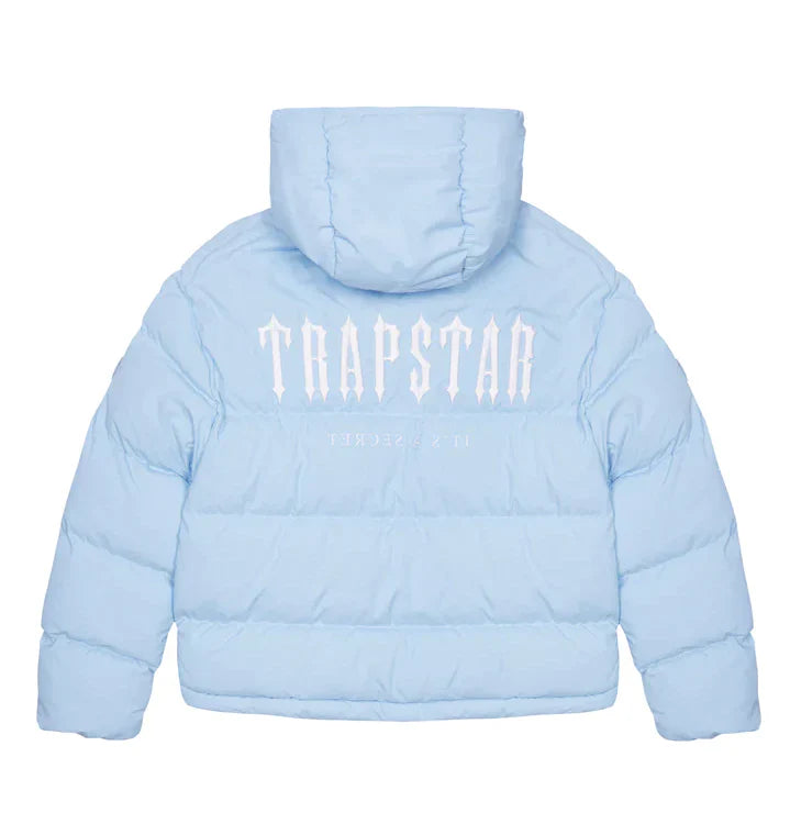 Doudoune à capuche Trapstar Decoded 2.0 - Bleu glacier