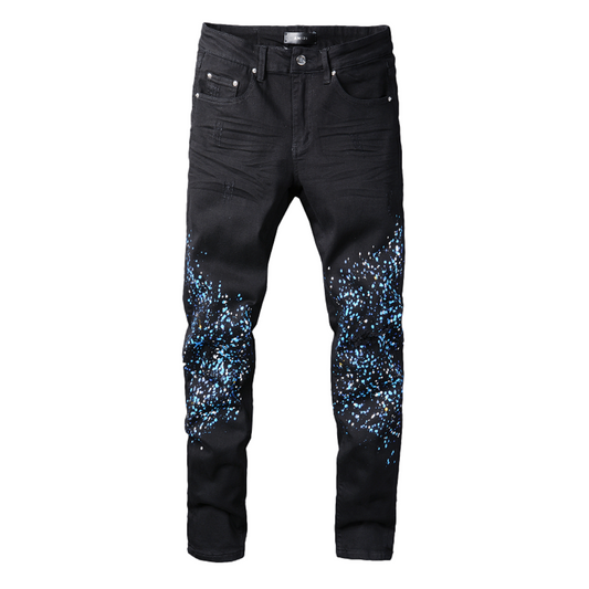 Amr Paint Splatter Jeans