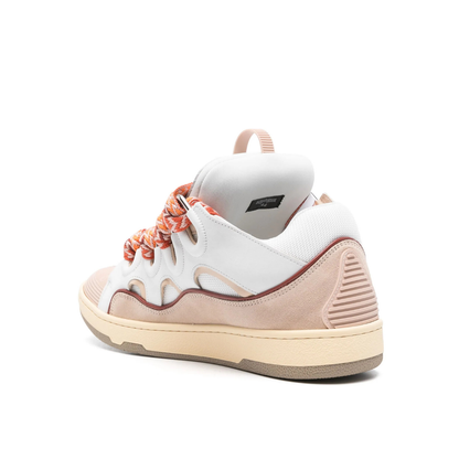 Curb White Orange Pink