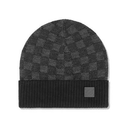 Écharpe et bonnet noirs Louis Vuitton 