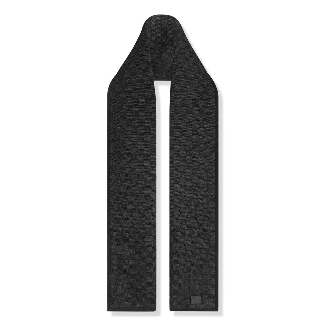 Écharpe et bonnet noirs Louis Vuitton 