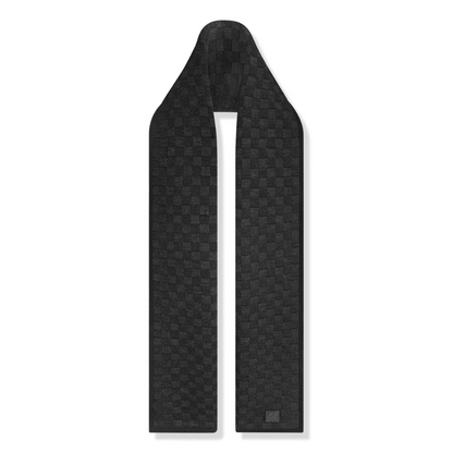 Écharpe et bonnet noirs Louis Vuitton 