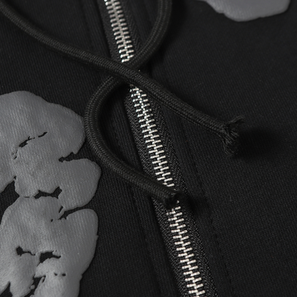 Denim Trs Zip Hoodie