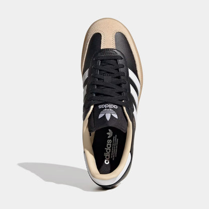 Samba OG Grade School Lifestyle Shoes (White/Black/Beige)