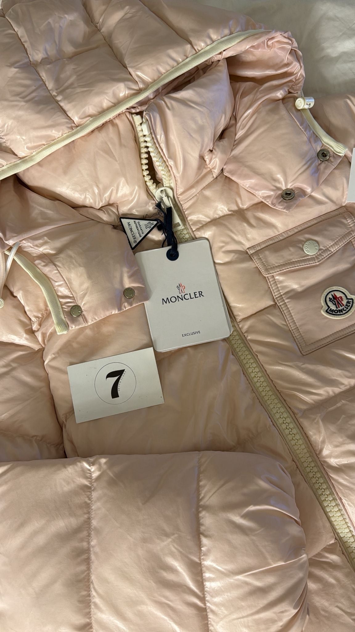 BABY PINK ICE MONCLER JACKET