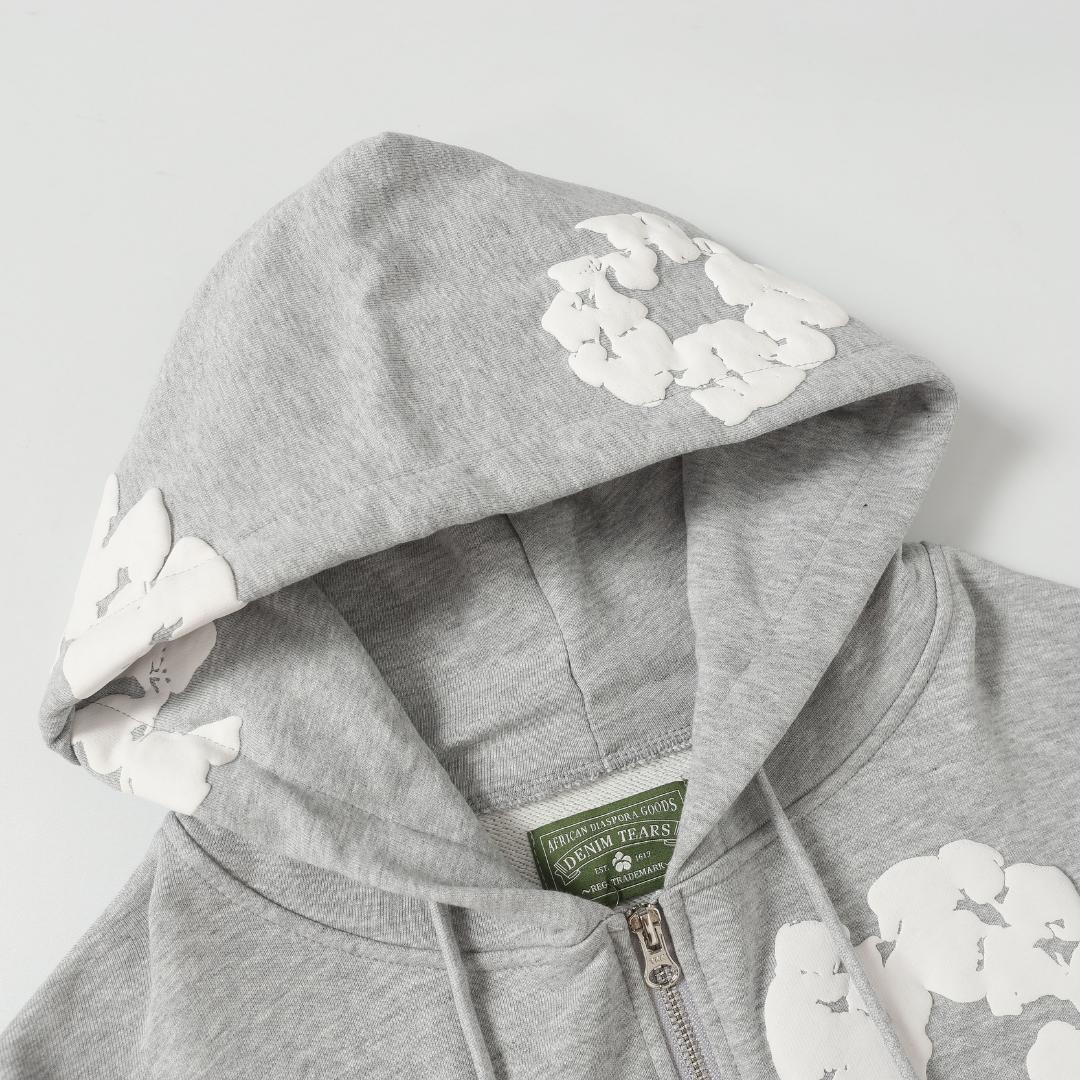 Denim Trs Zip Hoodie