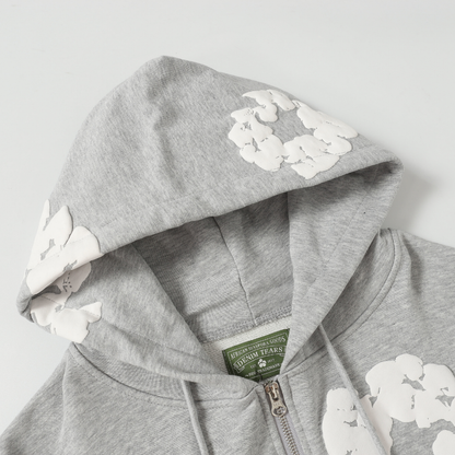 Denim Trs Zip Hoodie