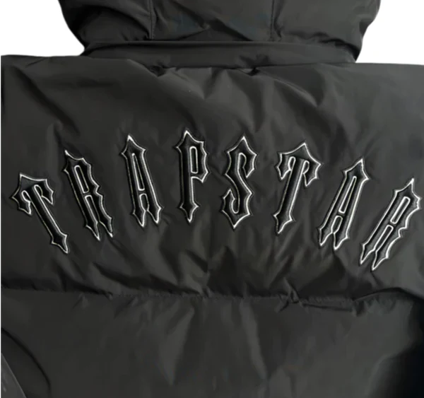 Doudoune à capuche amovible Irongate pour femme de Trapstar - Noire