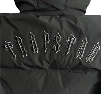 Doudoune à capuche amovible Irongate pour femme de Trapstar - Noire