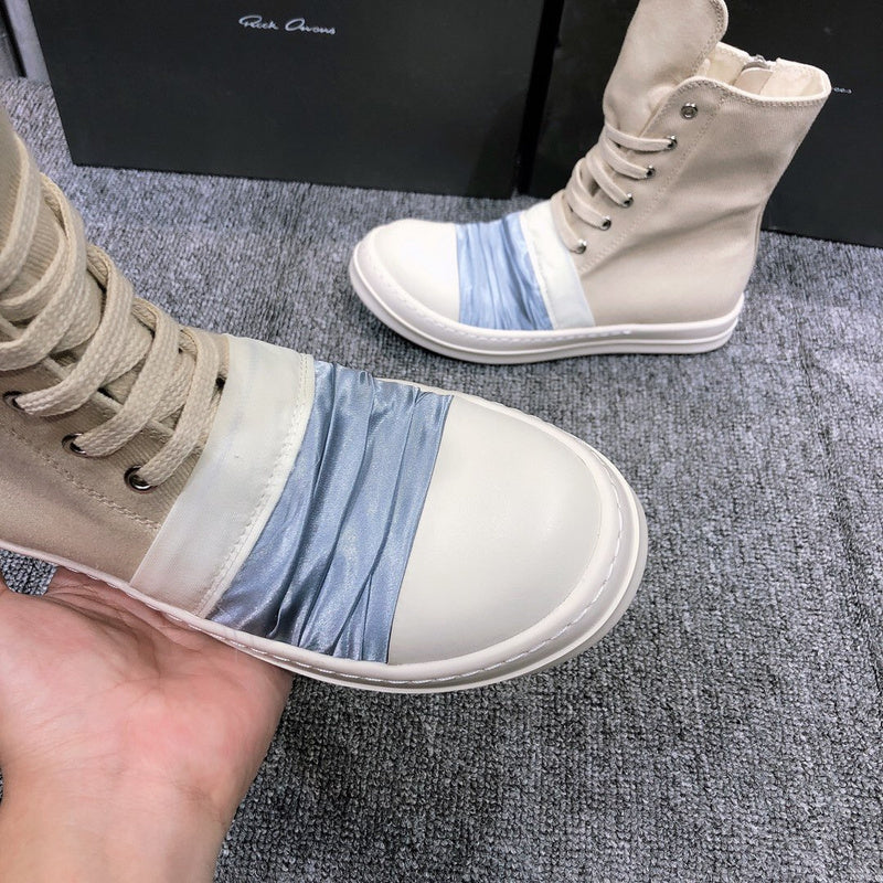 Bottes en toile à lacets Rick Owens