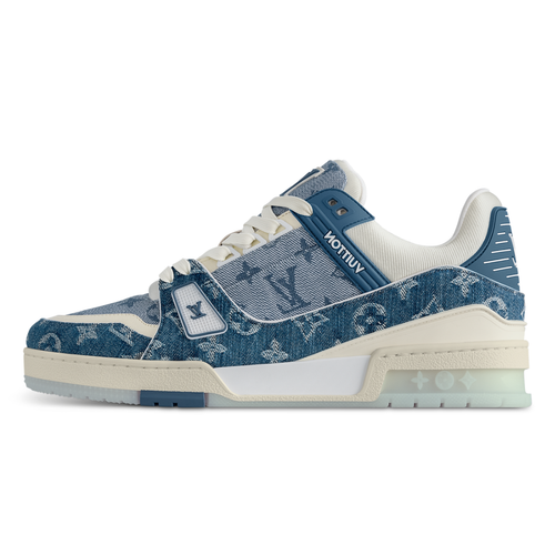 LV Monogram Denim Blue Trainer