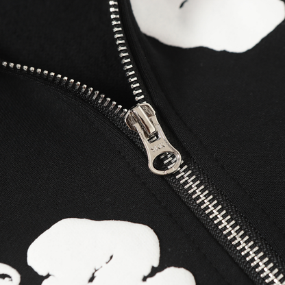 Denim Trs Zip Hoodie