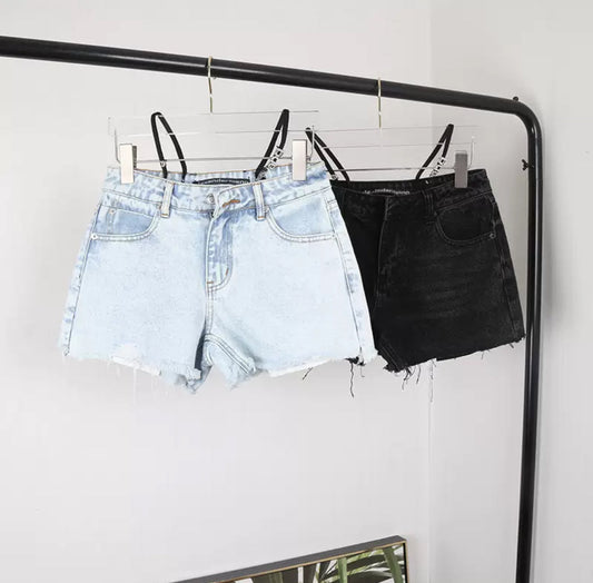 Wang denim shorts