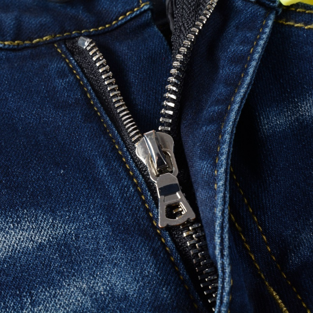 Amr Red Bandana Jeans