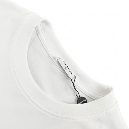 T-shirt à logo Chanel (blanc)