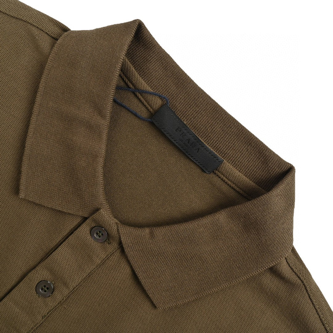 Polo Prada classique vert olive