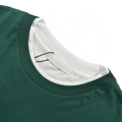 T-shirt Prada vert double couche
