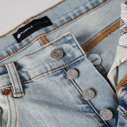 Purple Triple Ripped Jeans