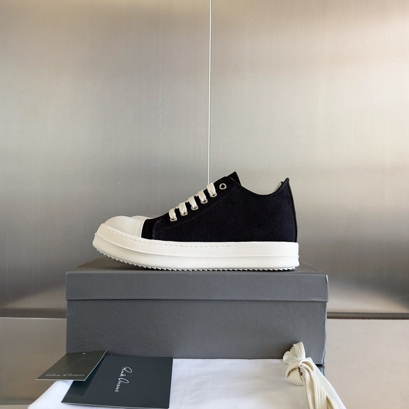 Baskets basses noires Rick Owens