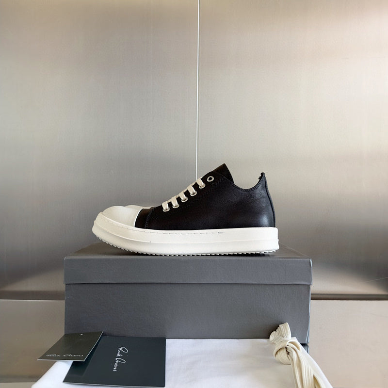 Baskets basses noires Rick Owens
