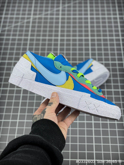 KAWS x Sacai x Nike Blazer "Bleu Neptune"