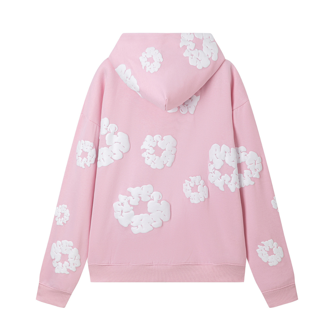 Denim Trs Zip Hoodie