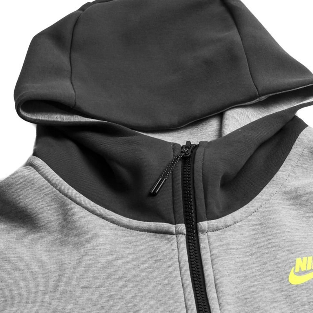 Survêtement gris technique/anthracite/volt